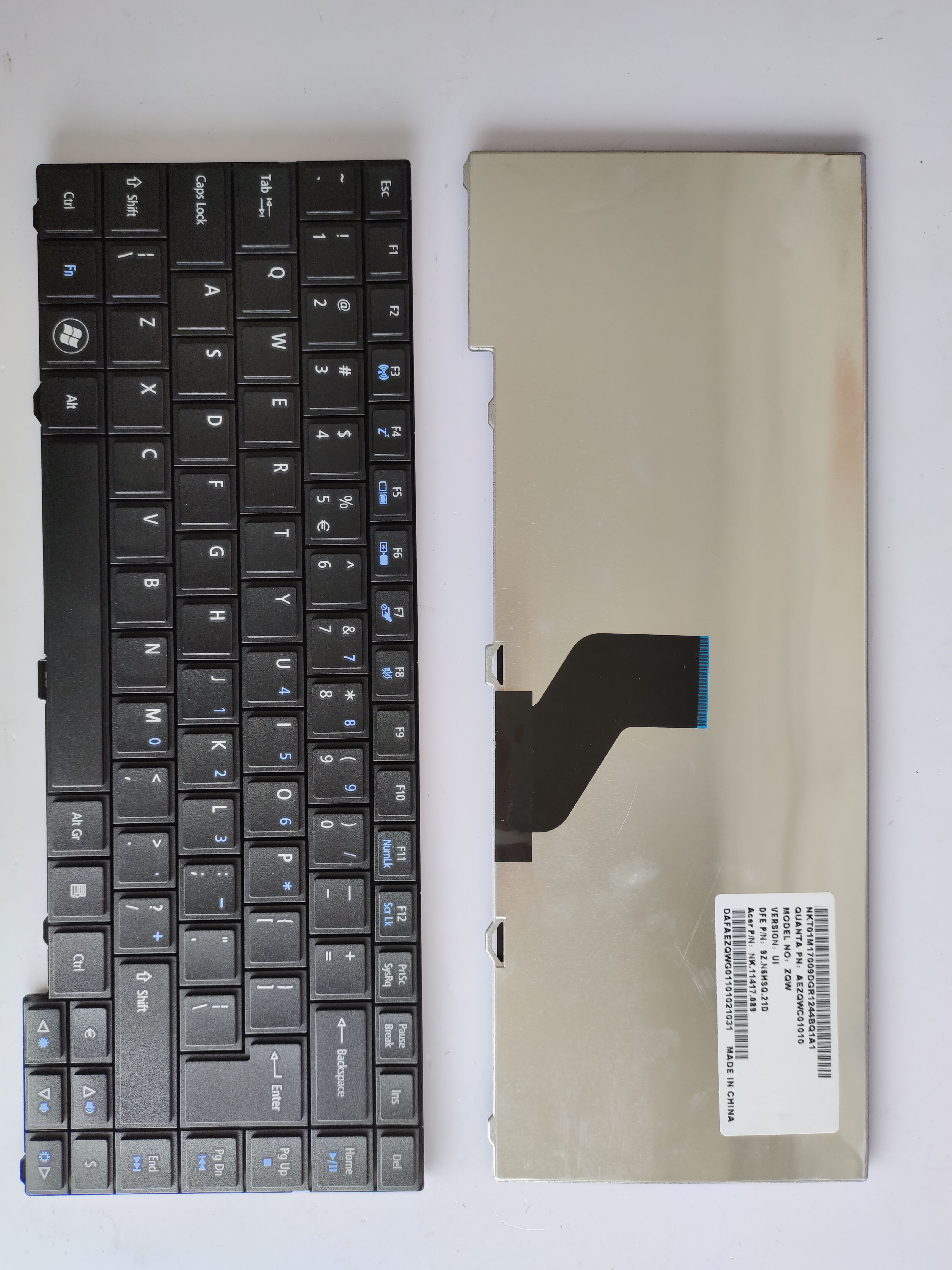 Picture of New Replacement Laptop Keyboard For ACER TM4750 BLACK (OEM) UI Layout